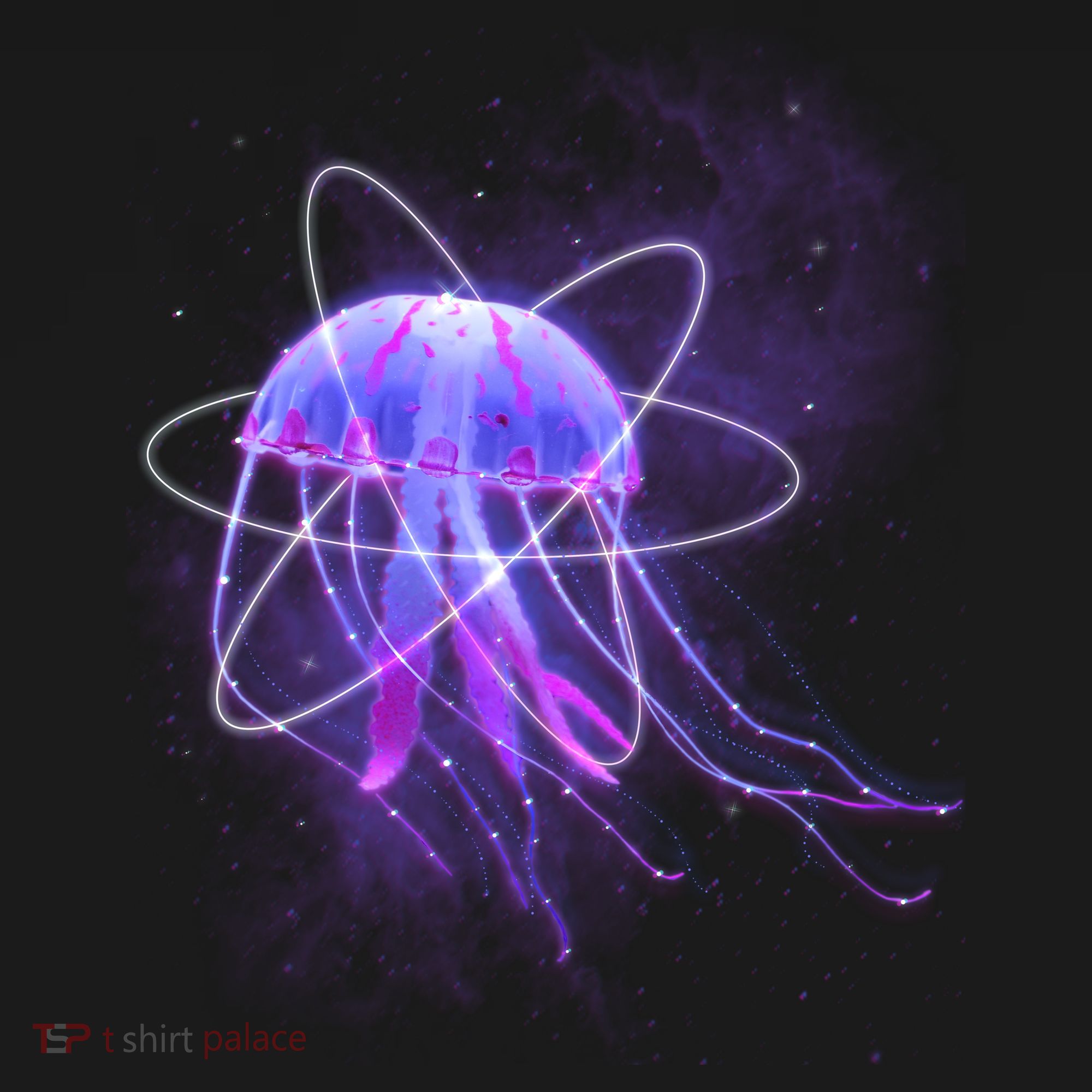Space Trippy  Jellyfish T-Shirt
