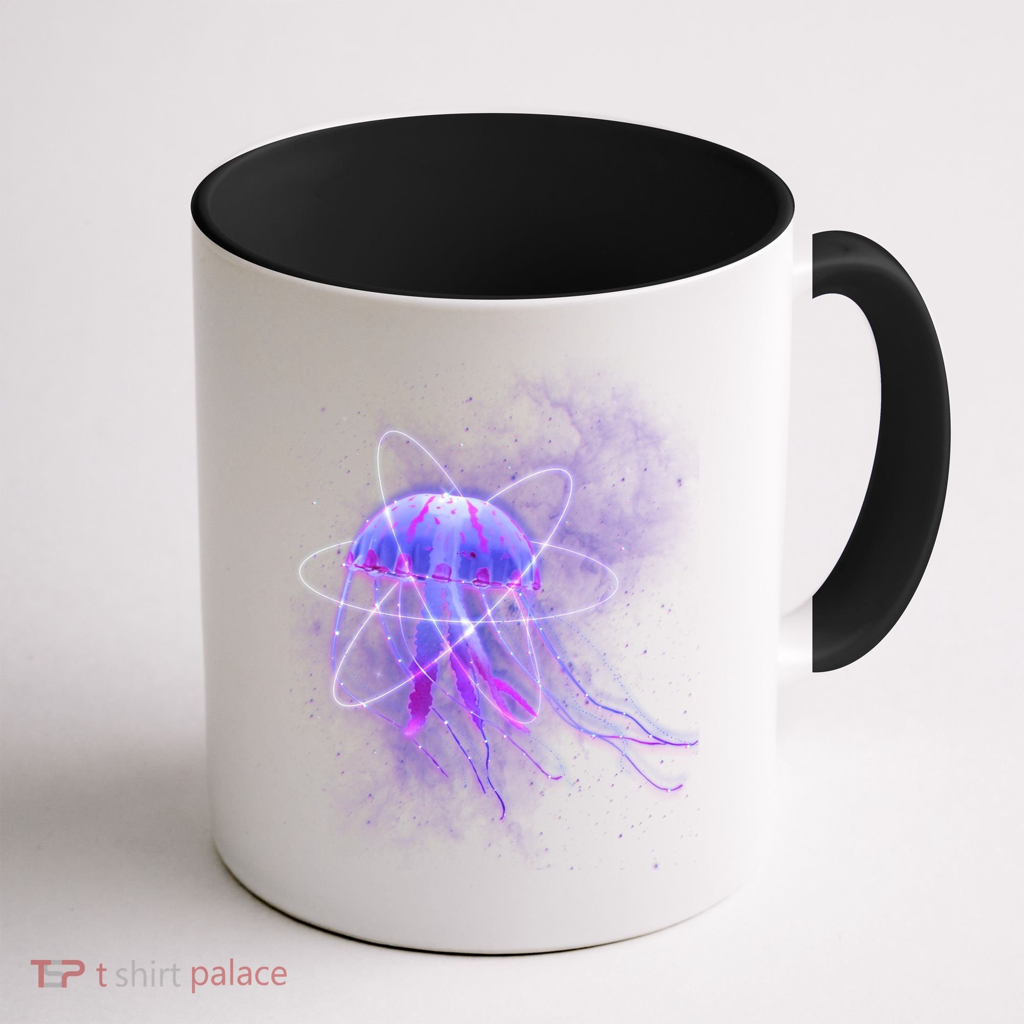 Space Trippy  Jellyfish Coffee Mug