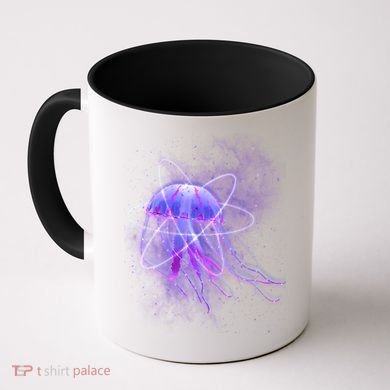 Space Trippy  Jellyfish Coffee Mug