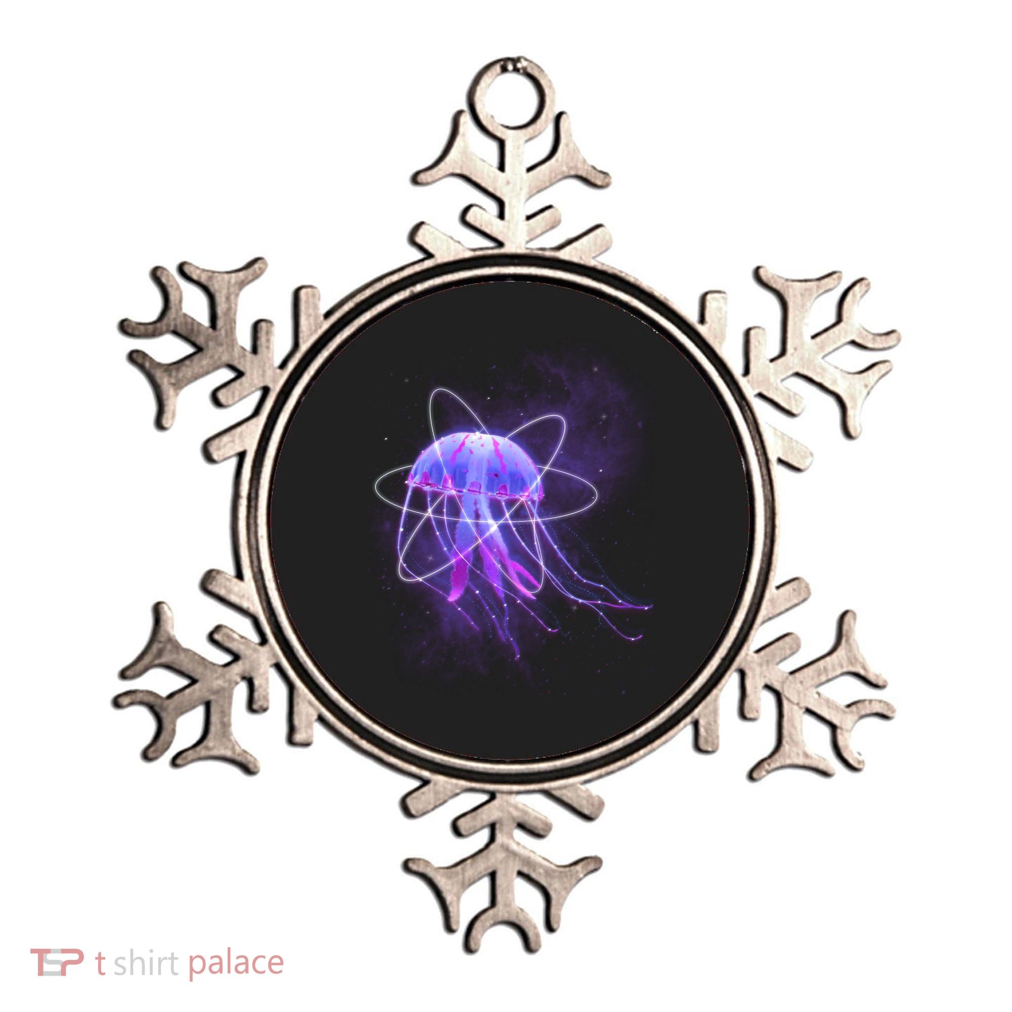 Space Trippy  Jellyfish Ornament