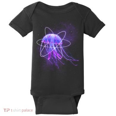 Space Trippy  Jellyfish Baby Bodysuit