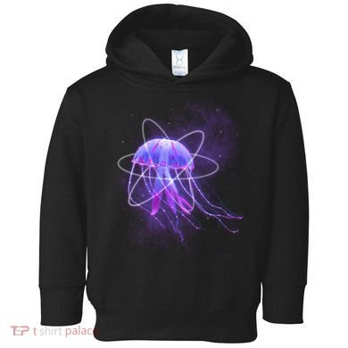 Space Trippy  Jellyfish Toddler Hoodie
