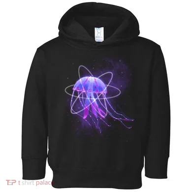 Space Trippy  Jellyfish Toddler Hoodie