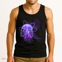 Space Trippy  Jellyfish Tank Top thumb 3