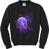 Space Trippy  Jellyfish Kids Sweatshirt thumb 0