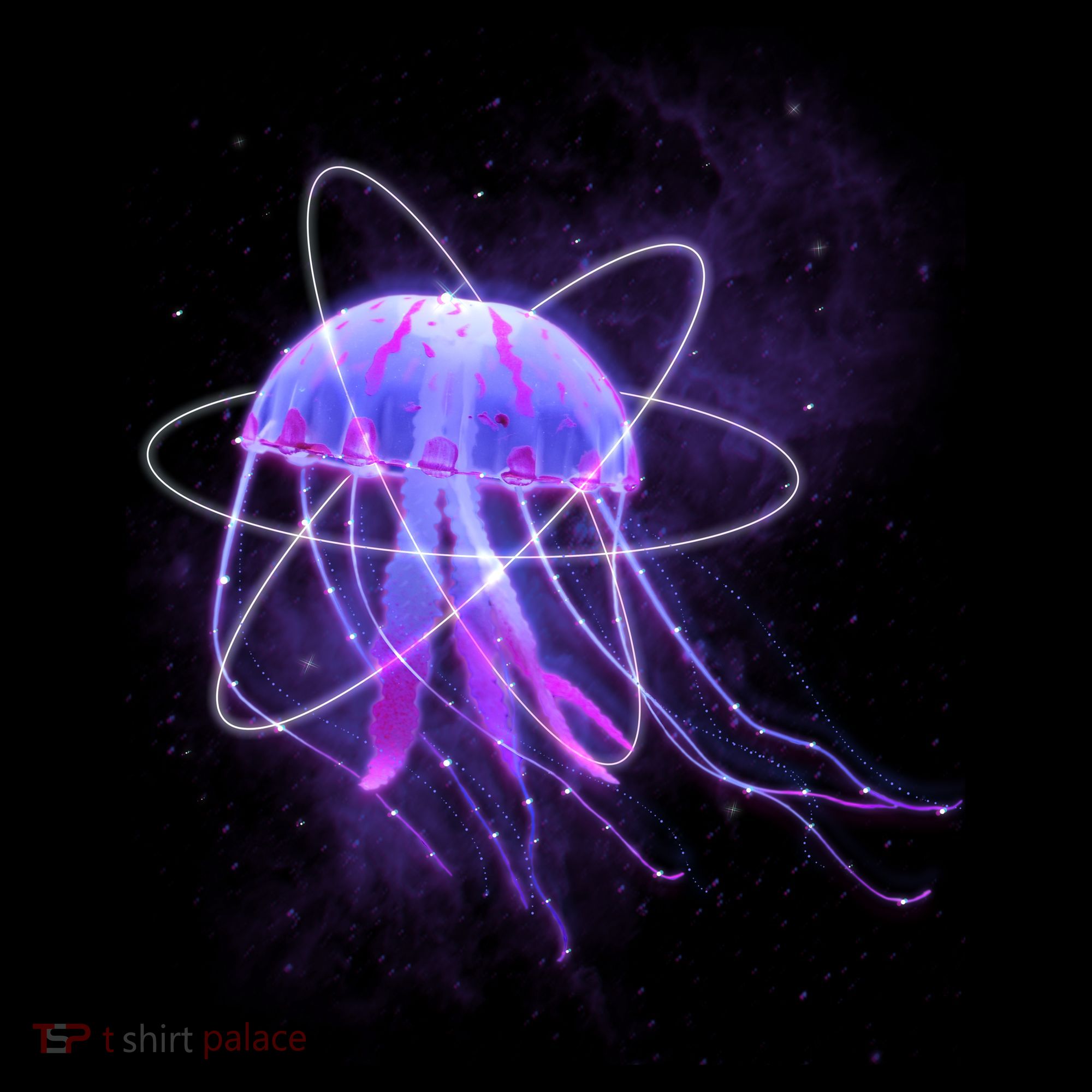 Space Trippy  Jellyfish Kids Sweatshirt