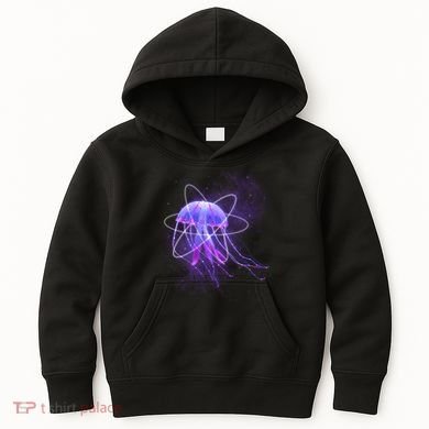 Space Trippy  Jellyfish Kids Hoodie