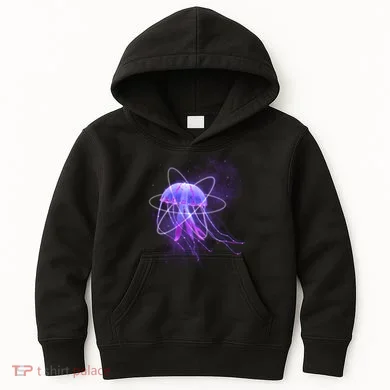 Space Trippy Jellyfish Kids Hoodie