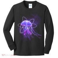 Space Trippy  Jellyfish Kids Long Sleeve Shirt thumb 0