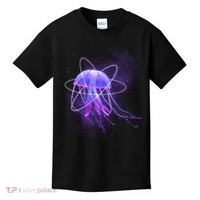 Space Trippy  Jellyfish Kids T-Shirt