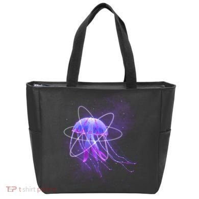 Space Trippy  Jellyfish Tote Bag