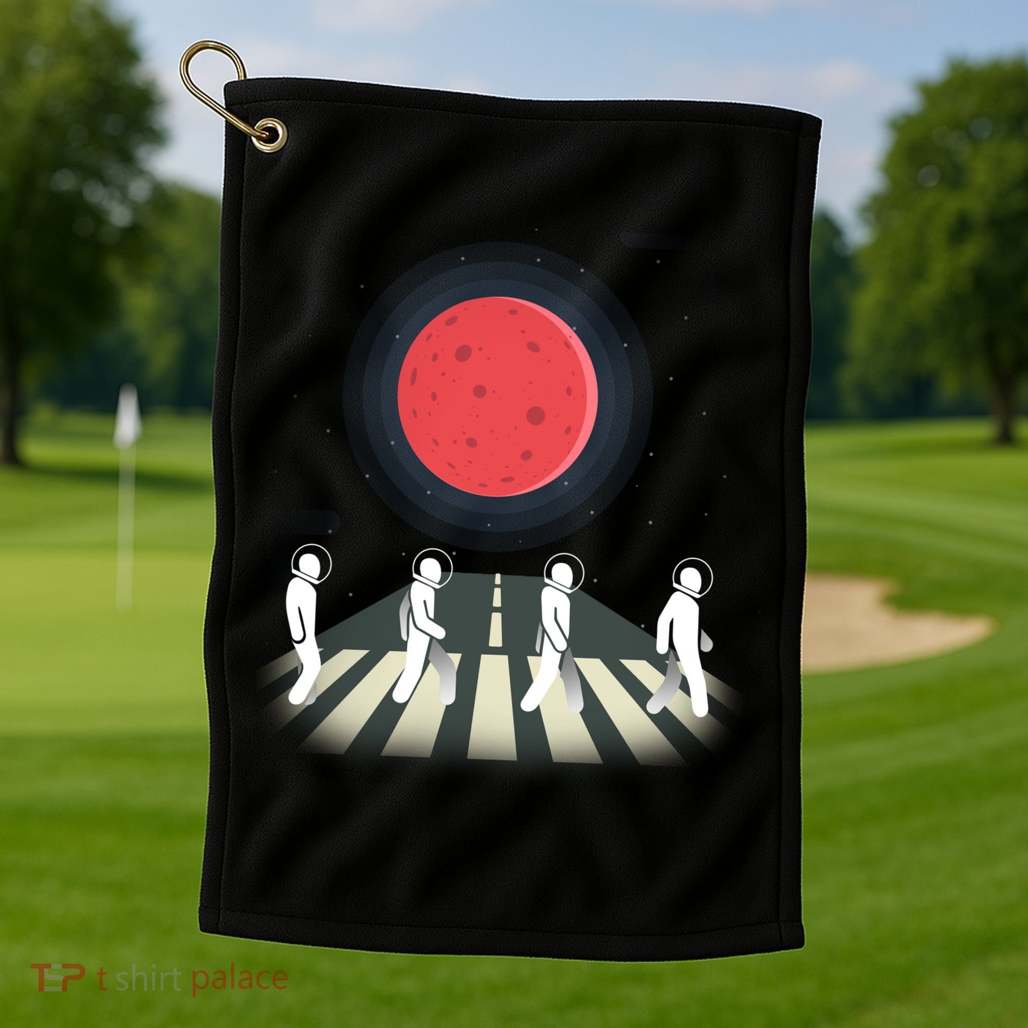 Space Walk Golf Towel