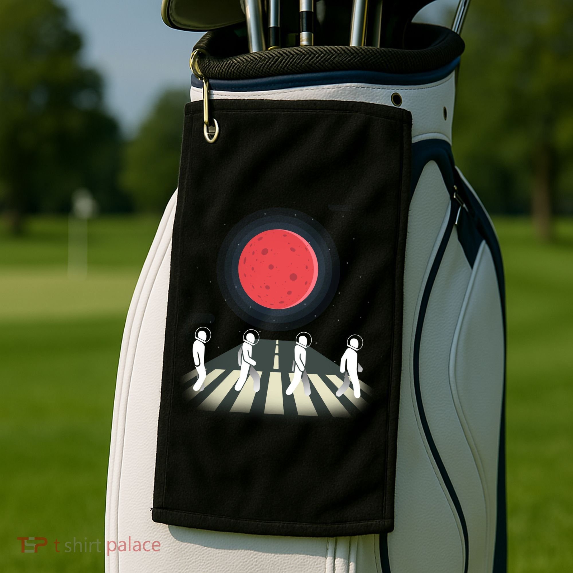 Space Walk Golf Towel