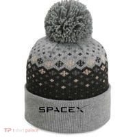 Space X Logo The Baniff Cuffed Pom Beanie thumb 0