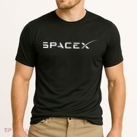 Space X Logo Cooling Performance Crew T-Shirt thumb 2