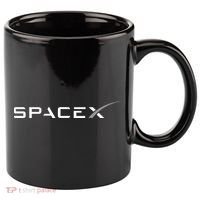 Space X Logo 11oz C Handle Ceramic Mug thumb 0
