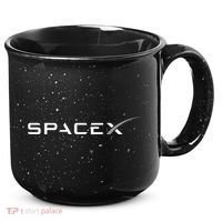 Space X Logo 15oz Campfire Ceramic Mug thumb 0
