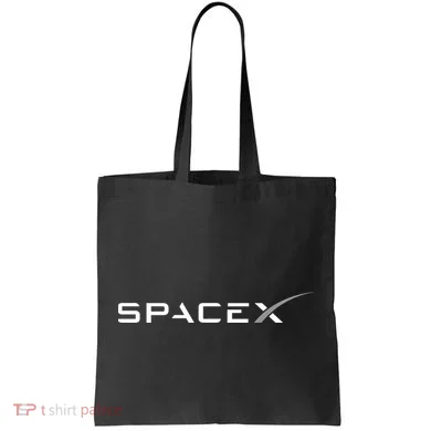 Space X Logo Tote Bag
