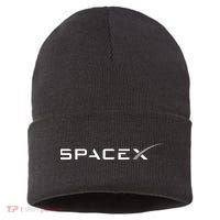 Space X Logo Sustainable Knit Beanie thumb 0