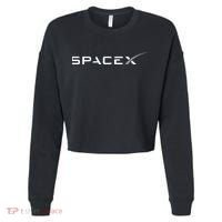 Space X Logo Cropped Pullover Crew thumb 0