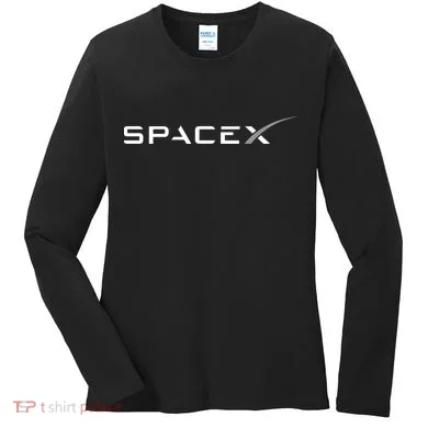 Space X Logo Women's Long Sleeve Shirt