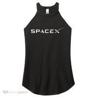 Space X Logo Women's Perfect Tri Rocker Tank thumb 0