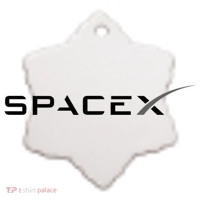 Space X Logo Ceramic Ornament