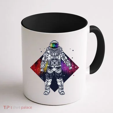 Spaceman Levels Coffee Mug back
