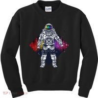 Spaceman Levels Kids Sweatshirt thumb 0
