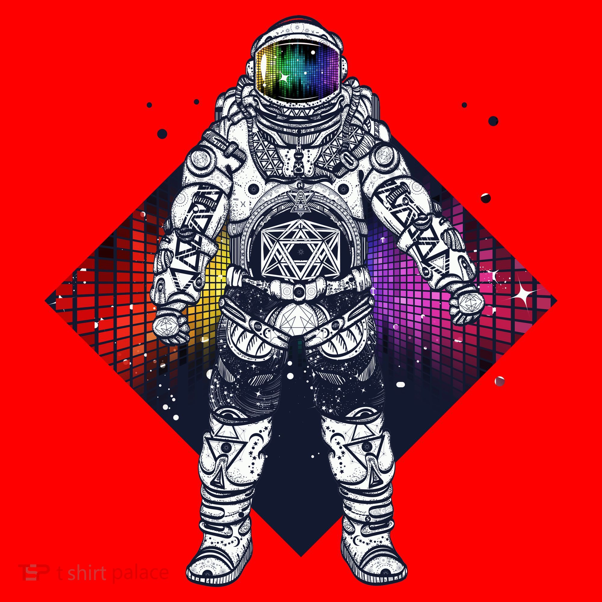 Spaceman Levels Santa Hat