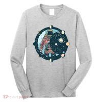 Spaceman Moon Cycle Long Sleeve Shirt thumb 0