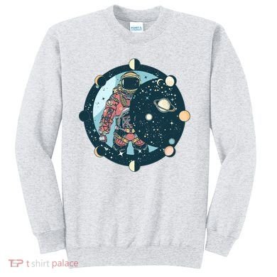 Spaceman Moon Cycle Sweatshirt