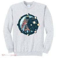 Spaceman Moon Cycle Sweatshirt thumb 0
