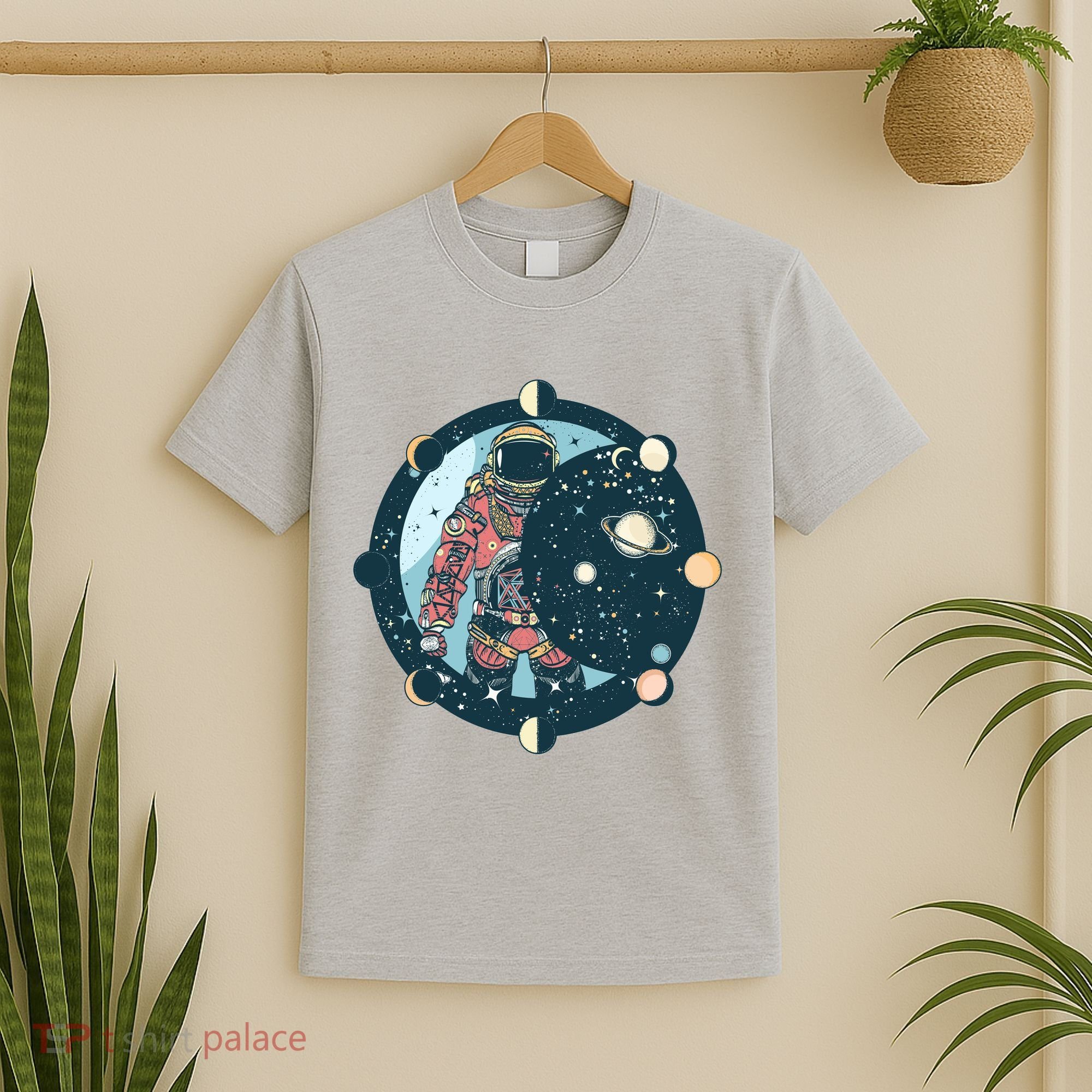 Spaceman Moon Cycle T-Shirt