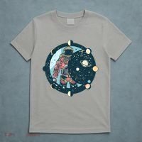 Spaceman Moon Cycle T-Shirt thumb 5