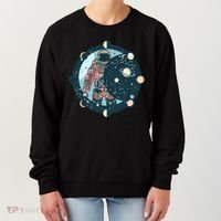 Spaceman Moon Cycle Women's Sweatshirt thumb 0