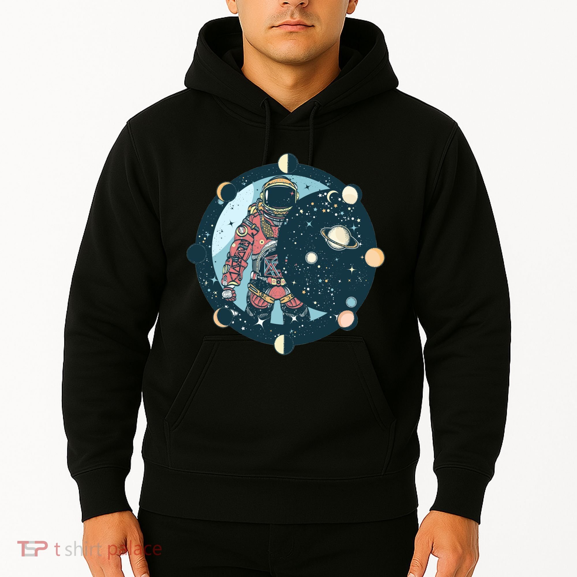 Spaceman Moon Cycle Hoodie
