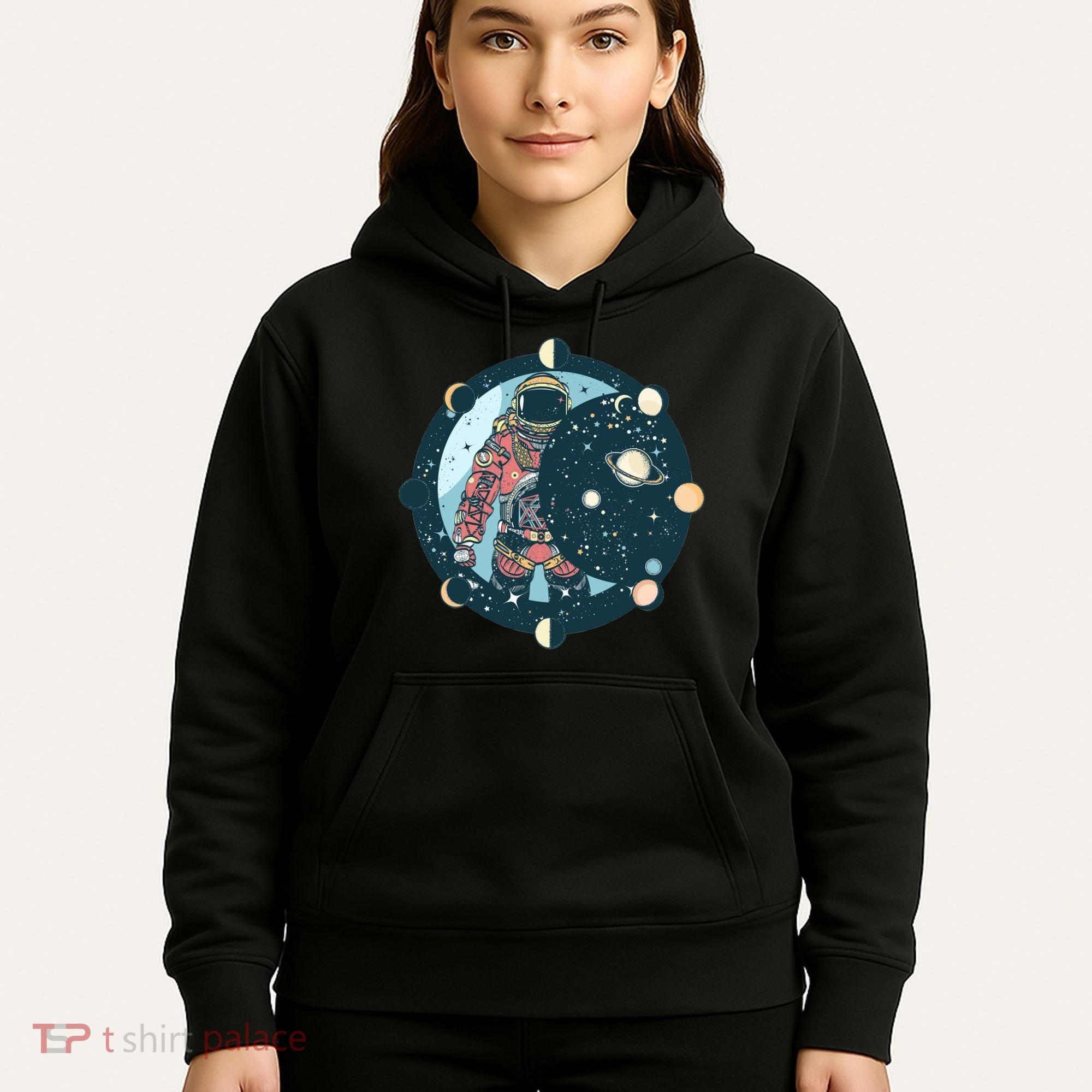 Spaceman Moon Cycle Hoodie