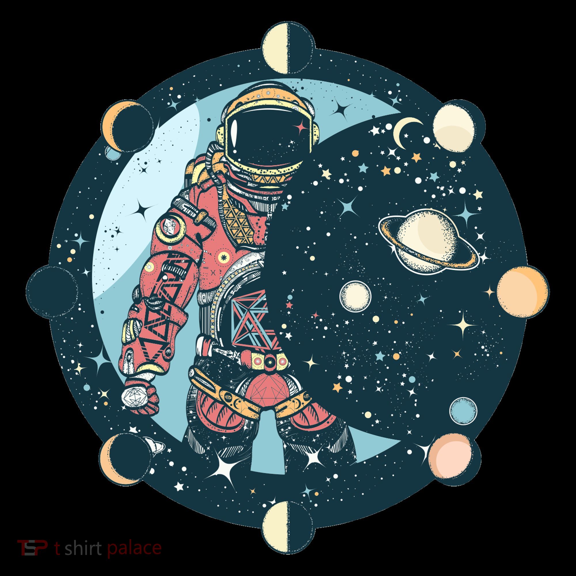 Spaceman Moon Cycle Hoodie
