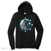 Spaceman Moon Cycle Women's Hoodie thumb 0