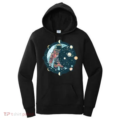 Spaceman Moon Cycle Women's Hoodie