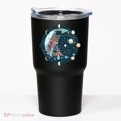 Spaceman Moon Cycle Tumbler