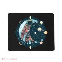Spaceman Moon Cycle Mousepad thumb 0