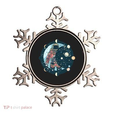 Spaceman Moon Cycle Ornament
