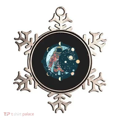 Spaceman Moon Cycle Ornament