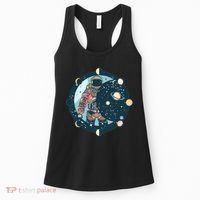 Spaceman Moon Cycle Women's Tank Top thumb 0