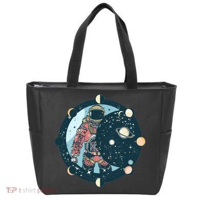 Spaceman Moon Cycle Tote Bag