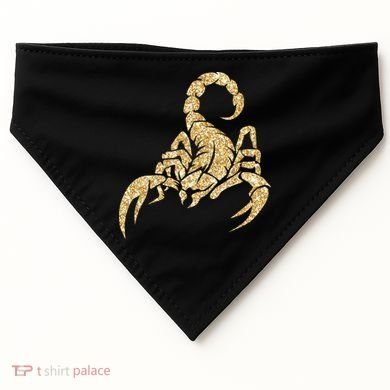 Sparkly Scorpion  USA-Made Doggie Bandana