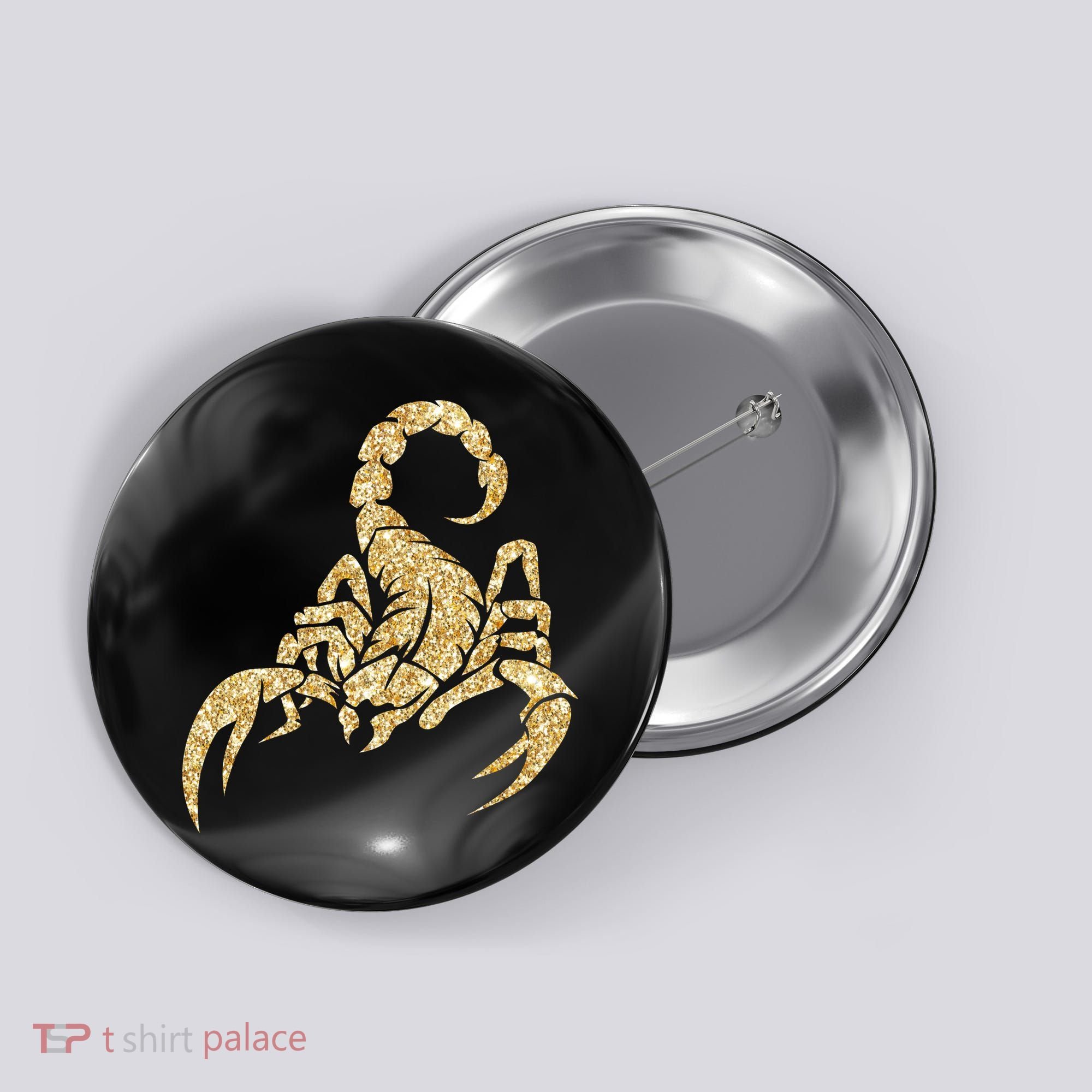 Sparkly Scorpion  Button