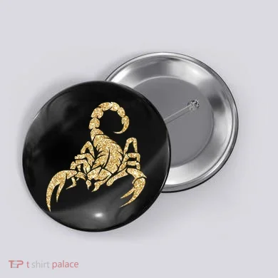 Sparkly Scorpion  Button